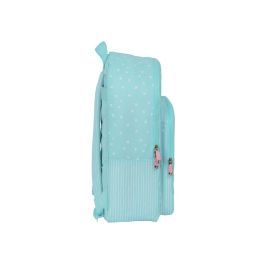 Mochila Escolar Moos Butterflies Azul 30 x 46 x 14 cm