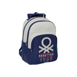 Mochila Escolar Benetton Varsity Gris Azul marino 32 x 42 x 15 cm Precio: 26.49999946. SKU: B15YAG4C64