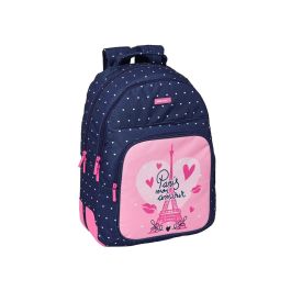 Mochila Escolar Safta Paris Rosa Azul marino 32 x 42 x 15 cm Precio: 23.68999952. SKU: B18R9FZW37