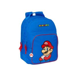 Mochila Escolar Super Mario Play Azul Rojo 32 x 42 x 15 cm Precio: 27.69000058. SKU: B1FY7GTVZP