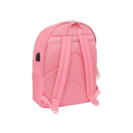 Safta Mochila Doble Para Portátil 15,6"+Usb 24,55 L El Ganso Basics "Marsala"