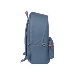 Mochila doble para portatil 15,6"+usb el ganso basics "azul" 31x44x18cm