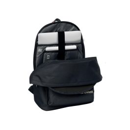 Safta Mochila Doble Para Portátil 15,6"+Usb 24,55 L El Ganso Basics "Negro"