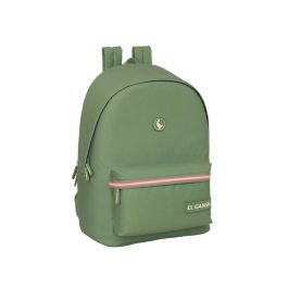 Mochila doble para portatil 15,6"+usb el ganso basics "verde" 31x44x18cm Precio: 54.274187. SKU: B17PJPXYTQ