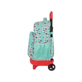 Mochila Escolar con Ruedas Hello Kitty Sea lovers Turquesa 33 X 45 X 22 cm