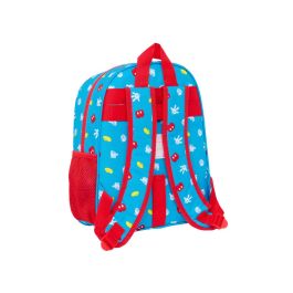 Mochila Escolar Mickey Mouse Clubhouse Fantastic Azul Rojo 28 x 34 x 10 cm