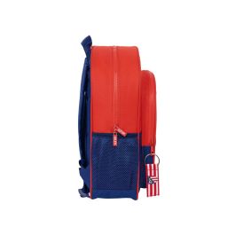 Mochila Escolar Atlético Madrid Azul Rojo 32 X 38 X 12 cm