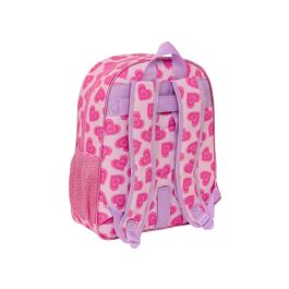 Mochila Escolar Barbie Love Rosa 32 X 38 X 12 cm