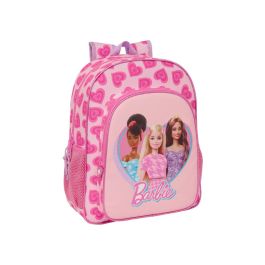 Mochila Escolar Barbie Love Rosa 32 X 38 X 12 cm