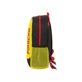 Mochila Escolar Pokémon Amarillo Negro Rojo