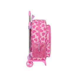 Mochila Escolar con Ruedas Barbie Love Rosa 33 x 42 x 14 cm