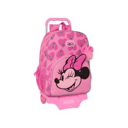 Mochila Escolar con Ruedas Minnie Mouse Loving Rosa 33 x 42 x 14 cm Precio: 29.79000035. SKU: B1DYQJ5LQH