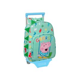 Mochila Escolar con Ruedas Peppa Pig George Menta 26 x 34 x 11 cm Precio: 28.6648994192. SKU: B15XGFHQ9J