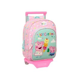 Mochila Escolar con Ruedas Peppa Pig Ice cream Rosa Menta 26 x 34 x 11 cm Precio: 28.6648994192. SKU: B1DGTMR8M7