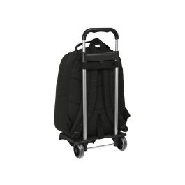 Mochila Escolar con Ruedas BlackFit8 Zone Negro 32 x 42 x 15 cm