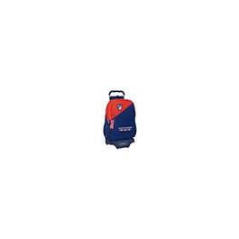 Mochila Escolar con Ruedas Atlético Madrid Azul Rojo 32 x 44 x 16 cm