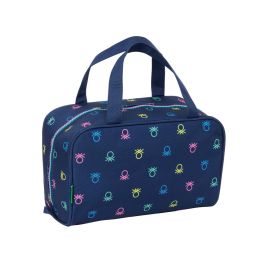 Neceser Escolar Benetton Cool Azul marino 31 x 14 x 19 cm
