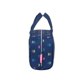 Neceser Escolar Benetton Cool Azul marino 31 x 14 x 19 cm