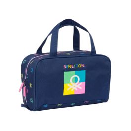 Neceser Escolar Benetton Cool Azul marino 31 x 14 x 19 cm