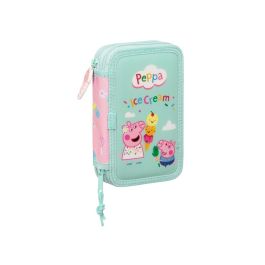 Plumier Doble Peppa Pig Ice cream Rosa Menta 12.5 x 19.5 x 4 cm (28 piezas) Precio: 11.49999972. SKU: B1CDRAH2S3