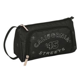 Estuche Escolar con Accesorios Safta California Negro 20 x 11 x 8.5 cm (32 Piezas) Precio: 12.8138998306. SKU: B1GN486AB2