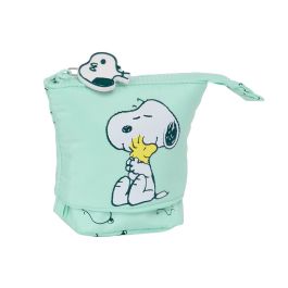 Estuche Cubilete Snoopy Groovy Verde 8 x 19 x 6 cm