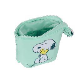 Estuche Cubilete Snoopy Groovy Verde 8 x 19 x 6 cm