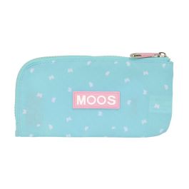 Estuche Escolar Moos Butterflies Azul claro 23 x 11 x 1 cm