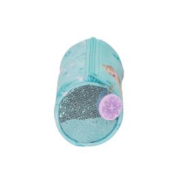 Estuche Escolar Frozen Hello spring Azul claro 20 x 7 x 7 cm