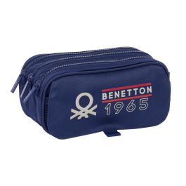 Portatodo Triple Benetton Varsity Gris Azul marino 21,5 x 10 x 8 cm Precio: 9.5900002. SKU: B14JBF5A5X