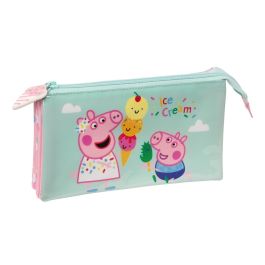 Portatodo Doble Peppa Pig Ice cream Rosa Menta 22 x 12 x 3 cm Precio: 10.2849994313. SKU: B1J9DZRHAZ