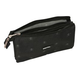 Portatodo Triple Safta California Negro 22 x 12 x 3 cm