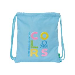 Bolsa Mochila con Cuerdas Benetton Spring Azul cielo 35 x 40 x 1 cm Precio: 7.49999987. SKU: B1ERZAY93Y