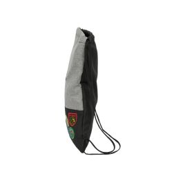 Bolsa Mochila con Cuerdas Harry Potter House of champions Negro Gris 35 x 40 x 1 cm