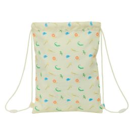 Bolsa Mochila con Cuerdas Safta Selva Blanco 26 x 34 x 1 cm