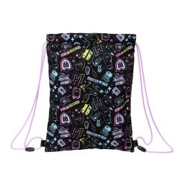 Bolsa Mochila con Cuerdas Monster High Negro 26 x 34 x 1 cm