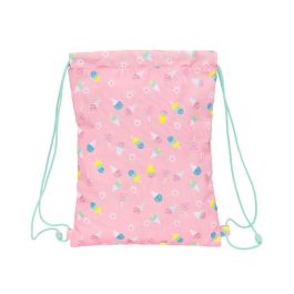 Bolsa Mochila con Cuerdas Peppa Pig Ice cream Rosa Menta 26 x 34 x 1 cm