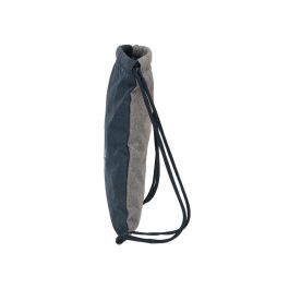 Bolsa Mochila con Cuerdas Kappa Dark navy Gris Azul marino 35 x 40 x 1 cm