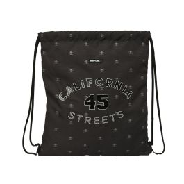 Bolsa Mochila con Cuerdas Safta California Negro 35 x 40 x 1 cm Precio: 7.49999987. SKU: B1BNHTB9GF