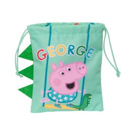 Portameriendas Peppa Pig 20 x 25 x 1 cm Saco Menta