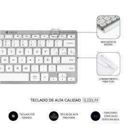 Teclado y Ratón Subblim SUBKBC-OCO010 Blanco