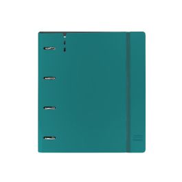 Carpeta Con Recambio Safta Din A4 Cuadro 5 mm Polipropileno Foam 4 Anillas 35 mm Azul