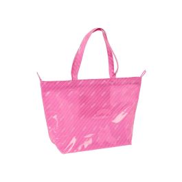 Bolsa Shopping Safta Barbie Logomania Rosa 350x540x170 mm