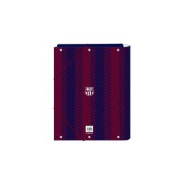 Carpeta Carton Folio Gomas Solapas Safta F.C. Barcelona