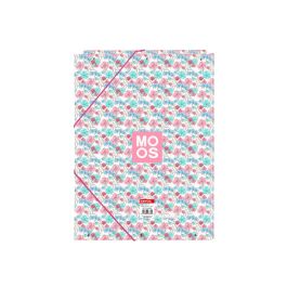 Carpeta Carton Folio Gomas Solapas Safta Moos Floresistente