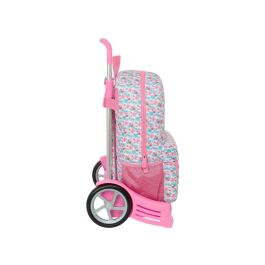 Mochila 758 Con Carro Evolution Reciclado Safta Moos Floresistente 460x300x140 mm