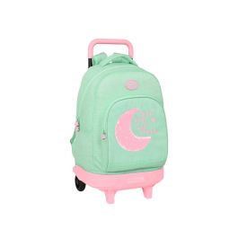 Mochila Escolar con Ruedas BlackFit8 Moon Verde 33 x 45 x 22 cm Precio: 52.5000003. SKU: B1ATAV955K