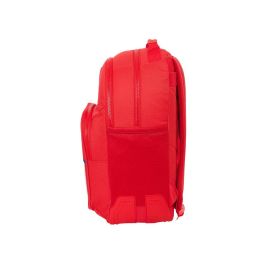 Mochila Safta Doble Con Cantoneras Adaptable A Carro Atletico De Madrid 420x320x150 mm