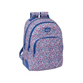 Mochila Safta Doble Con Cantoneras Adaptable A Carro Nait Nait Floresistente Coimbra Azul 420x320x150 mm Precio: 56.7368998306. SKU: B18Y6ZRW29