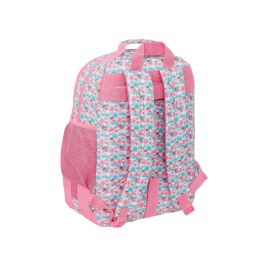 Mochila Safta Doble Con Cantoneras Adaptable A Carro Reciclado Moos Floresistente 420x320x150 mm